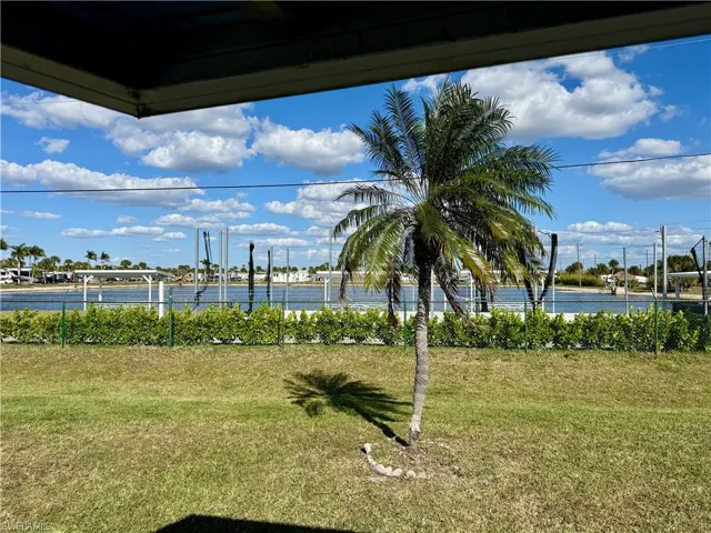 View of yard featuring a water view