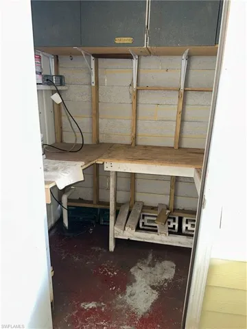 View of storage room