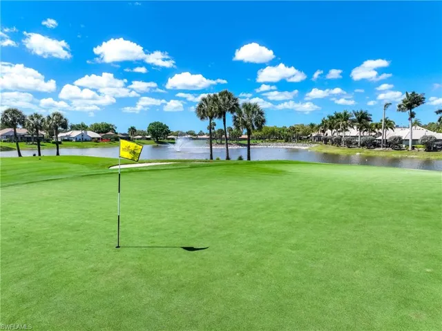 View of community with a water view and golf course view