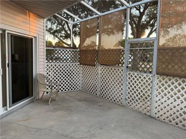 View of patio