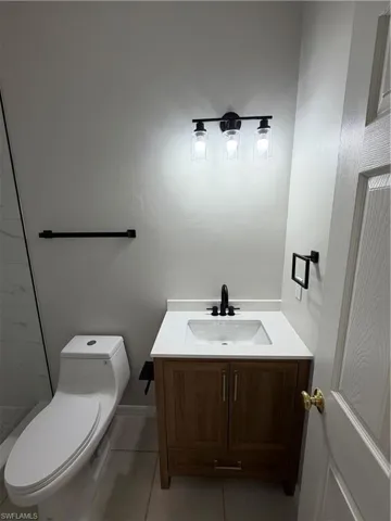 Full bath with a stall shower