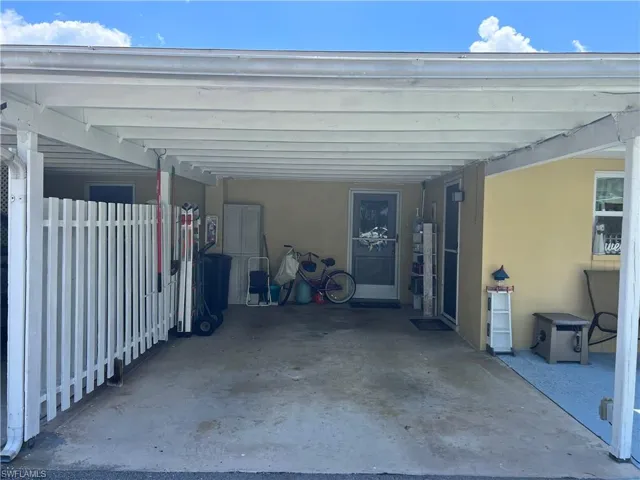 New paint in the carport