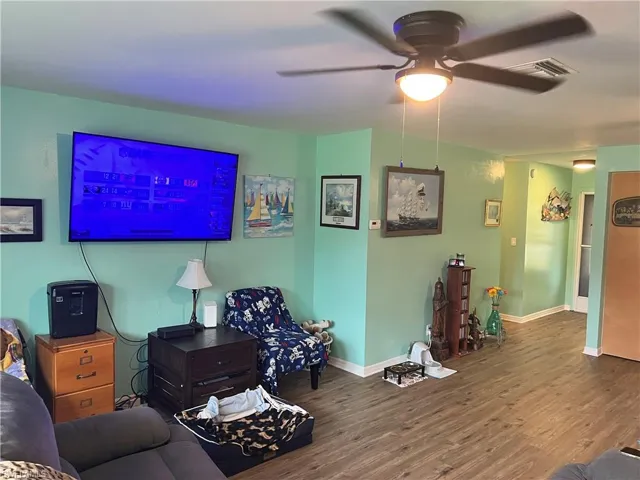 Newly painted interior