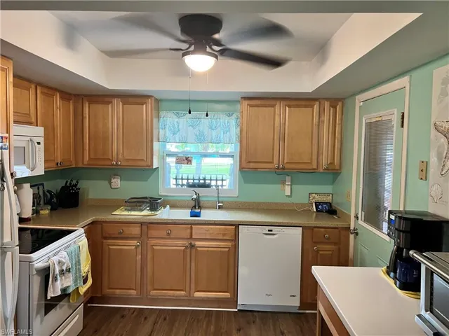 Kitchen is open to the large open living area!