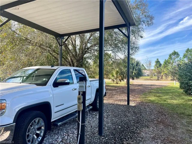 RV/Boat parking with dedicated 30 amp electrical service as well as 110 outlet.