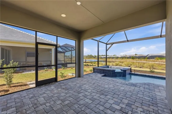 Screened-in and covered Patio