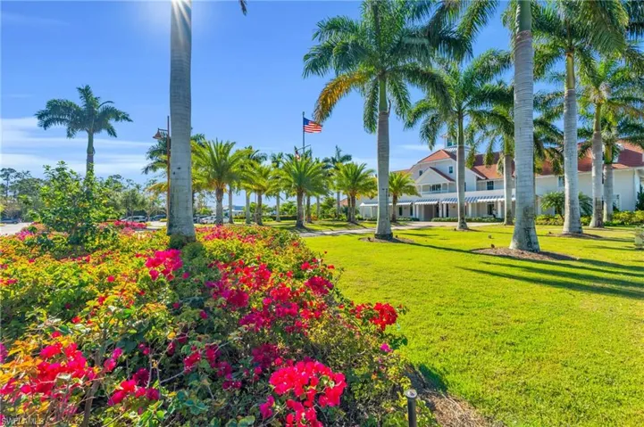 Beautifully landscaped Community Center