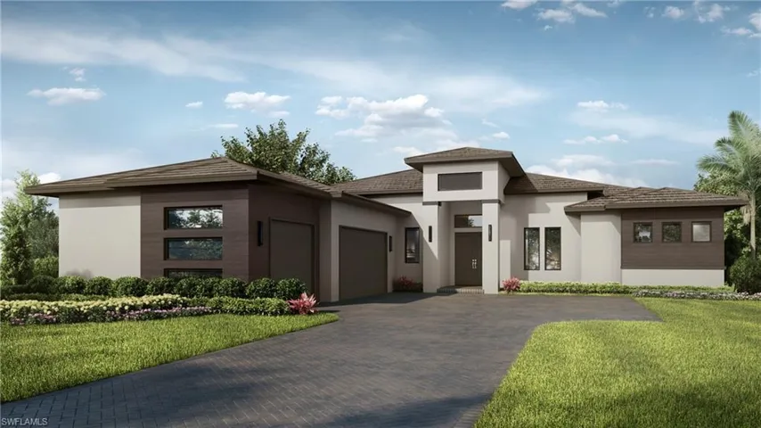 Rendering of finished home