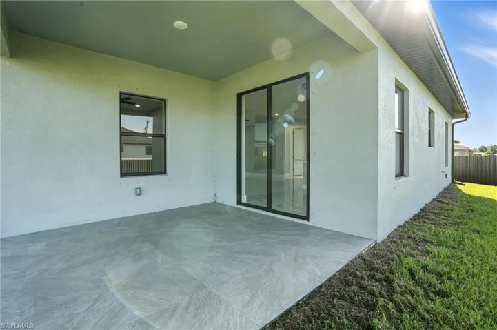 View of patio