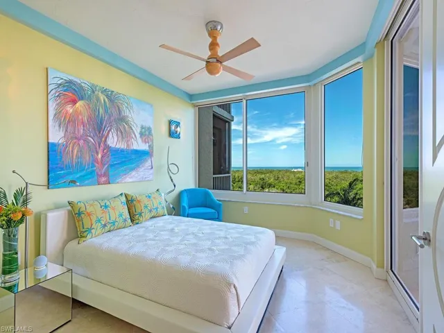 Guest Bedroom with Gulf views