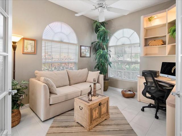 Den w/ Custom Built-In Desk