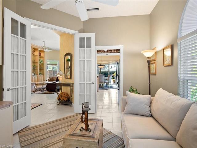 Den w/ Custom Built-In Desk