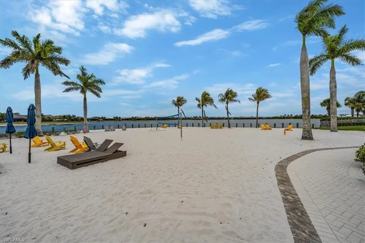 Water view featuring nearby beach