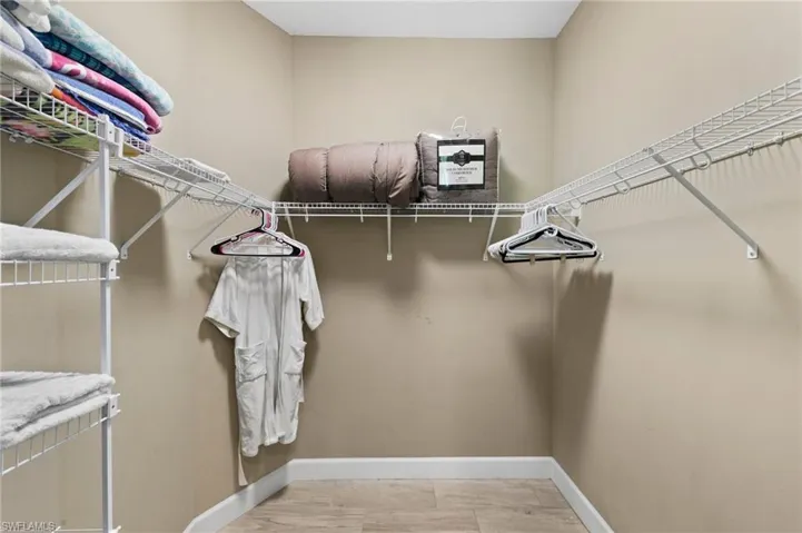 Wonderful closet space