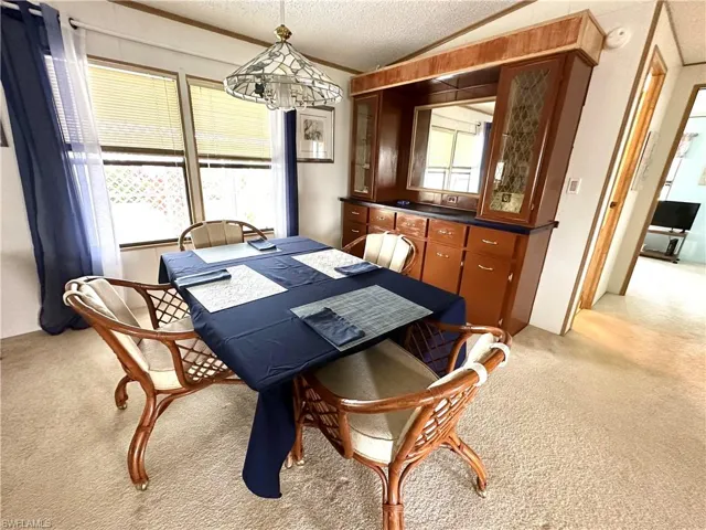 Dining Room and guest bedrooms/bathroom walkway.