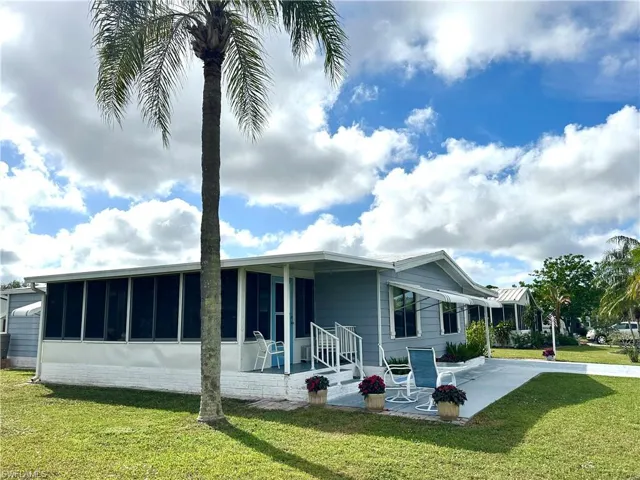 Side view of home.