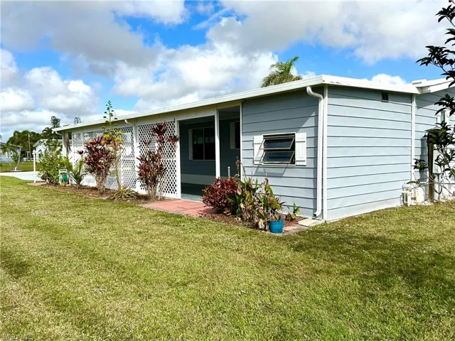 Side view of home.