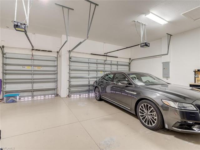 3-car garage.  One double door and one single door