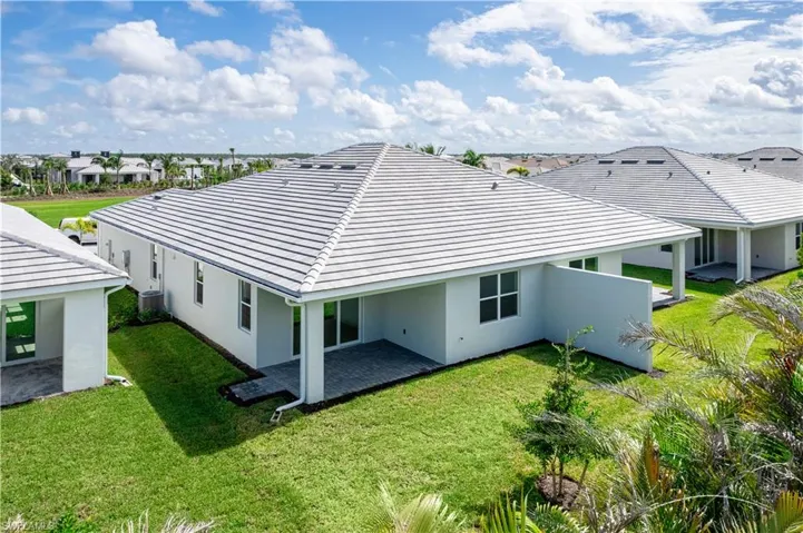 Rear of home with plenty of space to add pool after closing