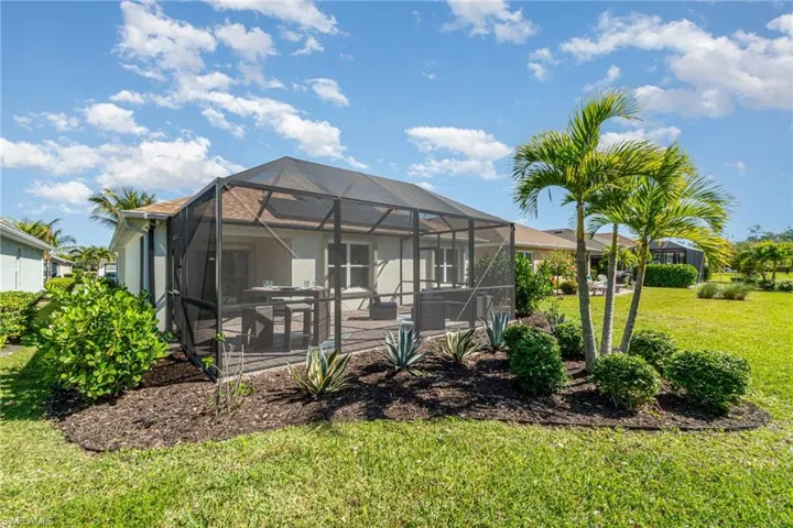 Large backyard