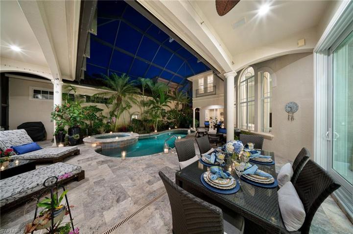 ...or whip up a lovely dinner and enjoy it with friends around the pool.  This lanai is so private and cozy for entertain many...or enjoying it yourself!