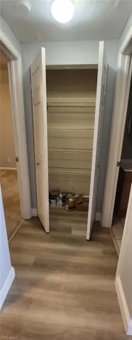 View of closet