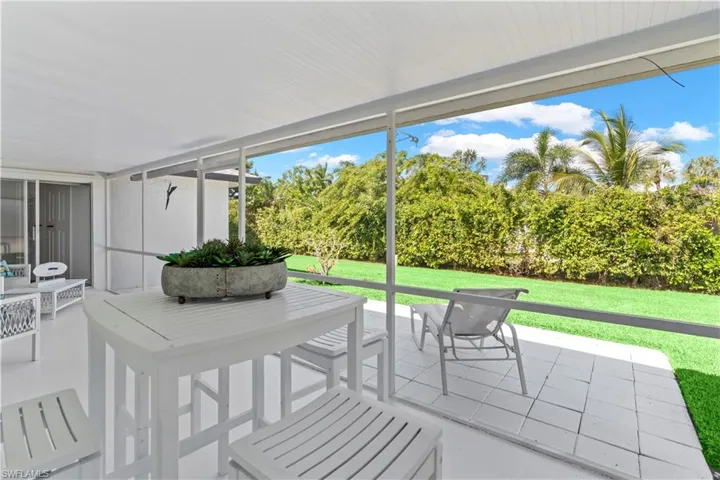 View of patio