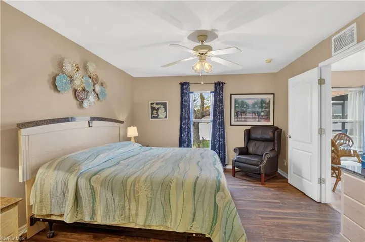 Spacious primary bedroom suite