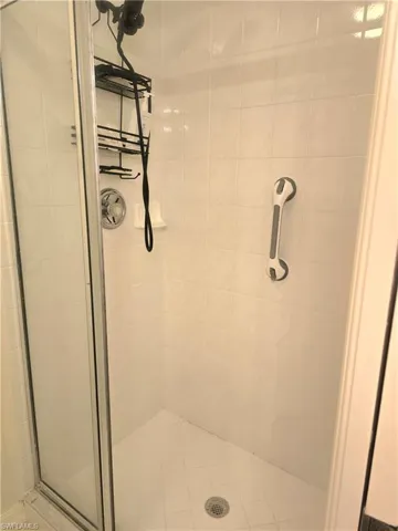 private walk in shower in primary bathroom