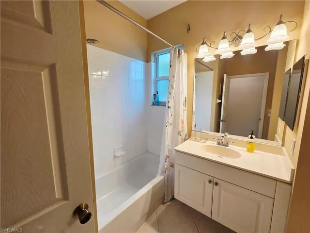 second bathroom with a tub