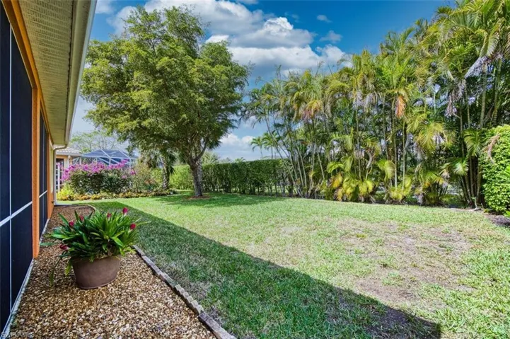 View of green lawn