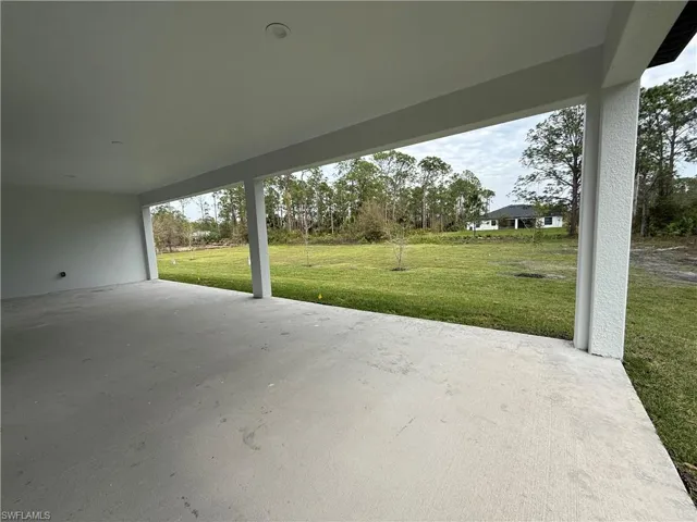 View of patio