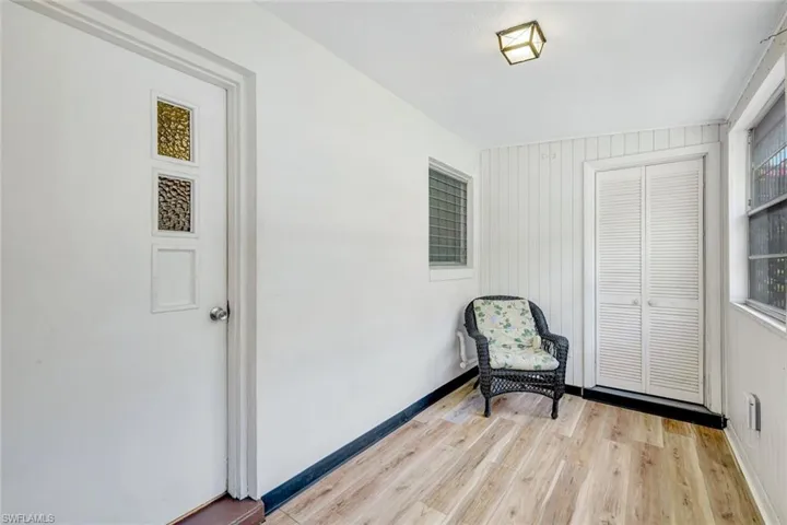 Sunroom for additional living space.