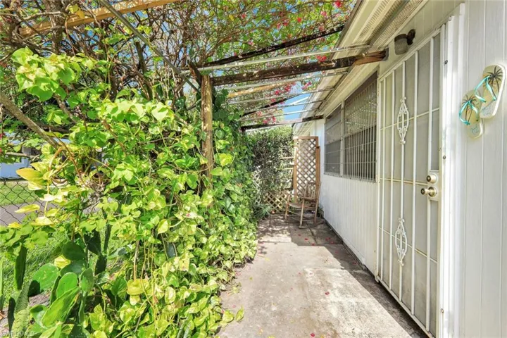 View of patio