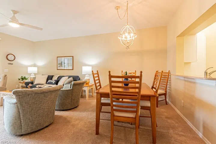 Opening to kitchen