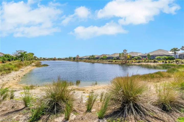 Water view with nearby suburban area