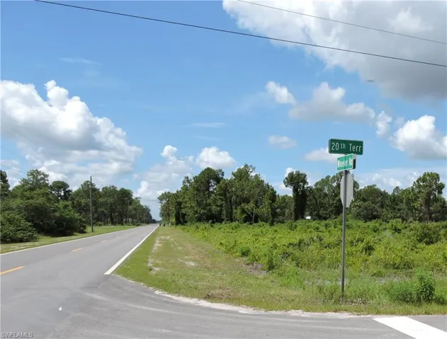 Corner view along wheeler road which was freshly paved in the recent years