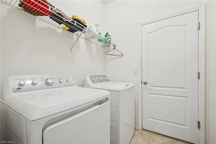 Dedicated utility space