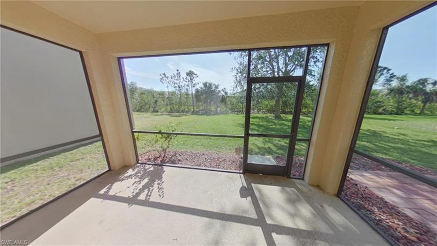 Screened lanai