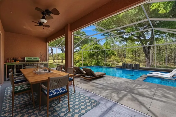 VIRTUALLY STAGED TO INCLUDE FURNISHING AND POOL