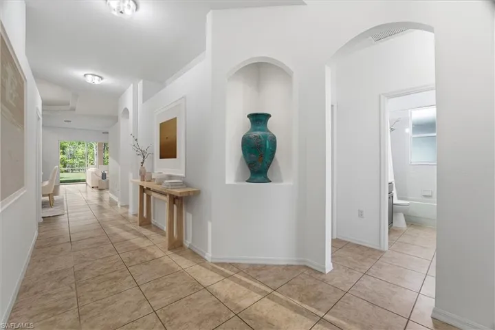 VIRTUALLY RENDERED to feature furnishings.