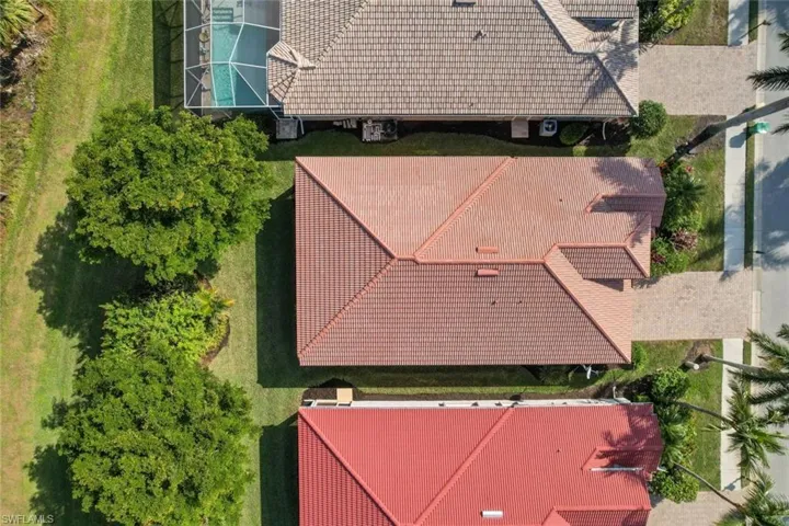 Aerial view of property