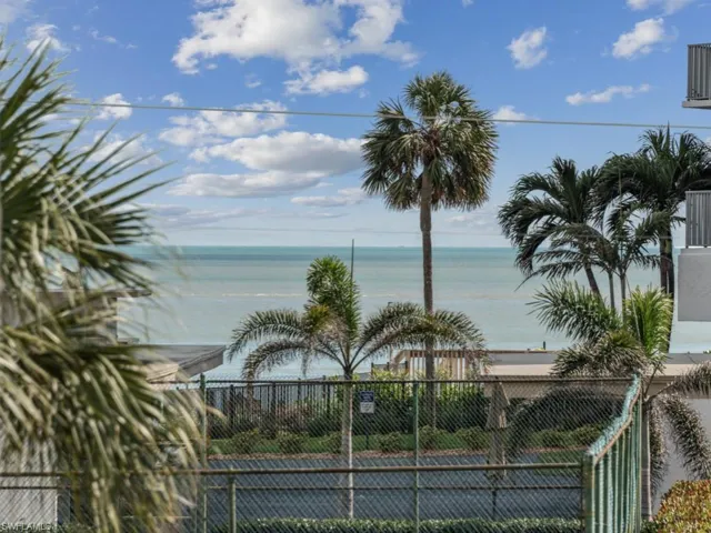Water view featuring fence