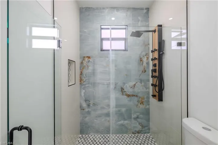 Full bath with a stall shower