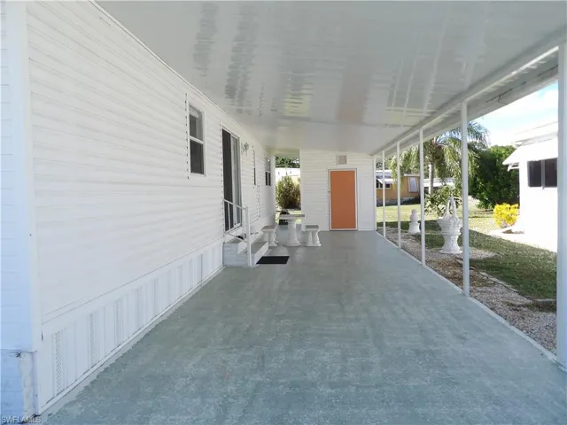 View of Patio and Driveway