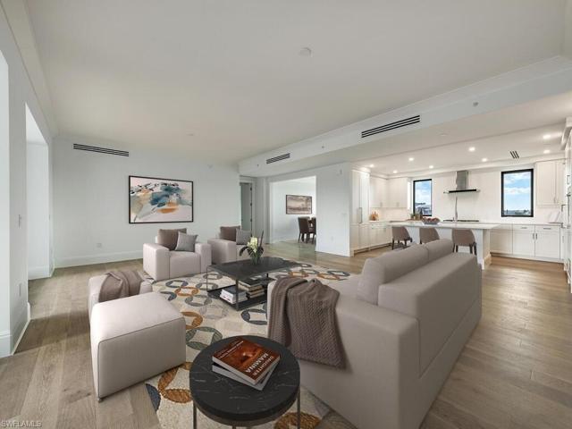 Magnificient 10' Ceilings accentuate this spacious Great Room. Virtually Staged Great Room.