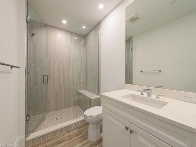 Bedroom 3 ensuite bath.  Guest Bathroom