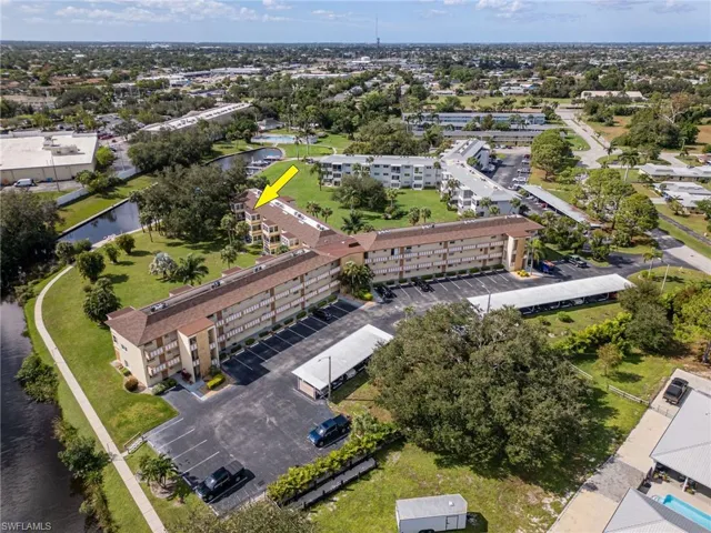 Birds eye view of the complex