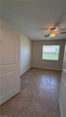 Neutral-toned floor tile in a square pattern