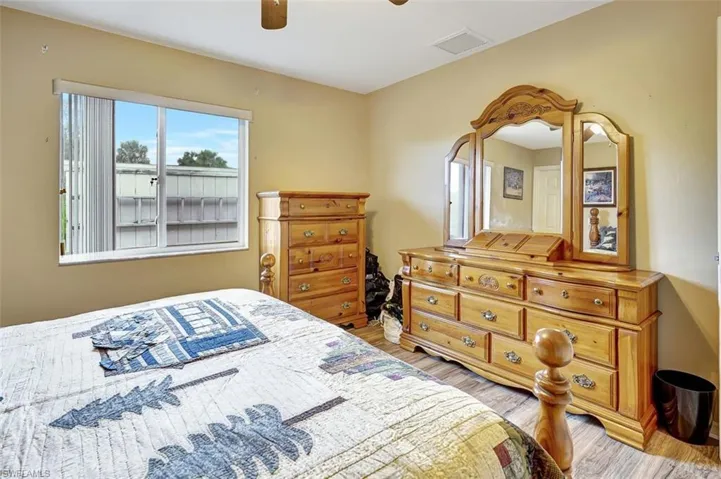 Second Bedroom with window and large walk-in closet